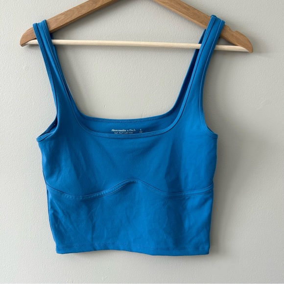 Abercrombie & Fitch Tops - Abercrombie & Fitch Soft AF Collection Tank Top Athletic Shirt Size Small Blue